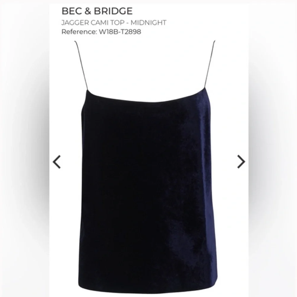 Bec and Bridge Jagger Velvet Cami Top - Picture 5 of 8